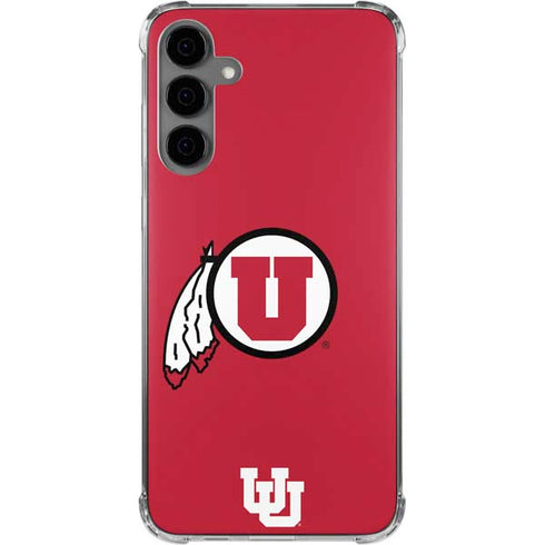 University of Utah Logo Galaxy S24 Plus Clear Case
