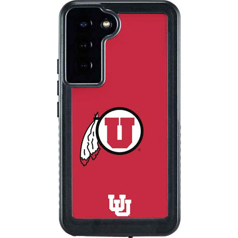 University of Utah Logo Galaxy S24 Plus Waterproof Case