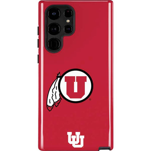 University of Utah Logo Galaxy S25 Ultra Impact Case
