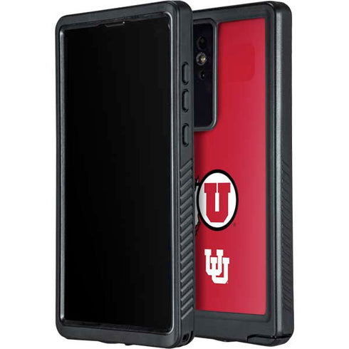 University of Utah Logo Galaxy S24 Ultra Waterproof Case