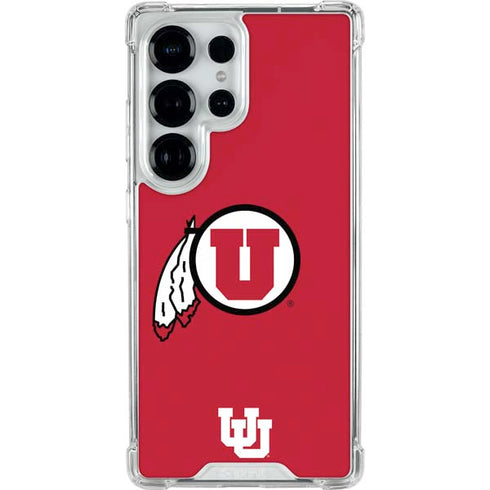University of Utah Logo Galaxy S25 Ultra Clear Case