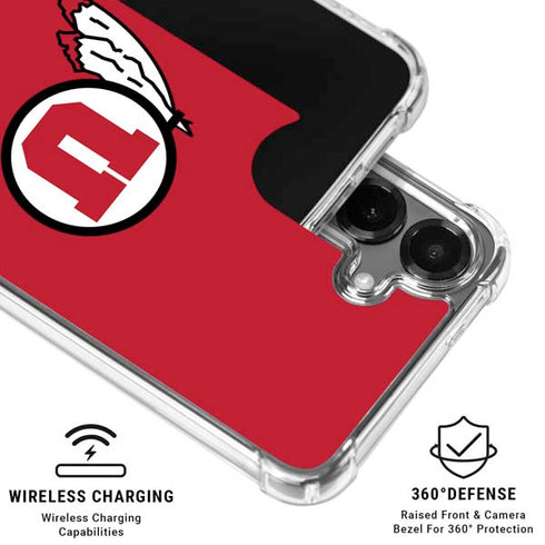 University of Utah Logo Galaxy S26 Clear Case