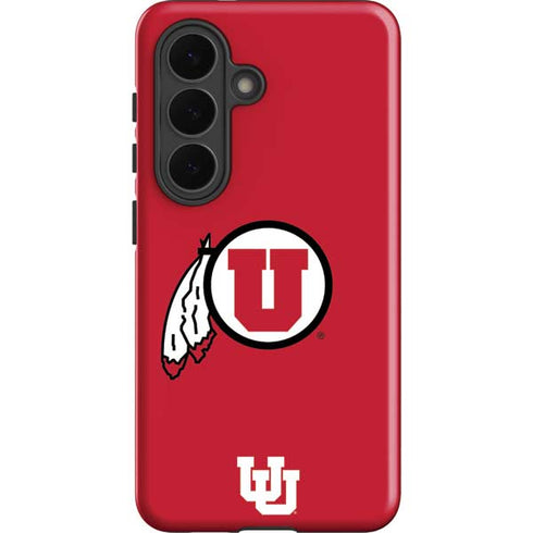University of Utah Logo Galaxy S26 Impact Case