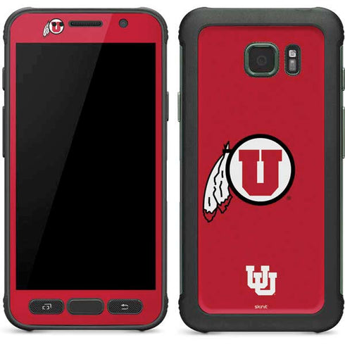 University of Utah Logo Galaxy S7 Active Skin