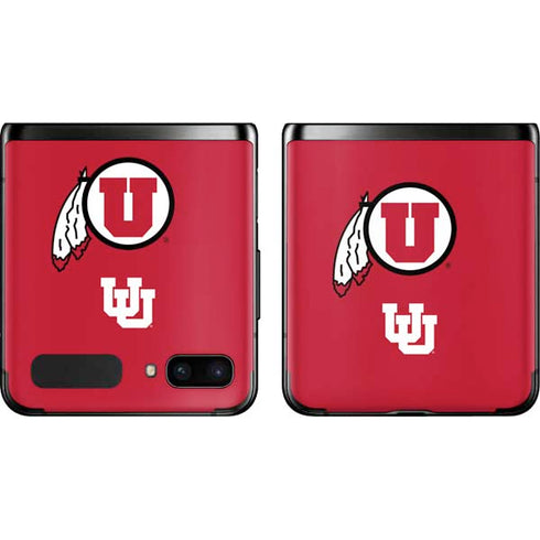 University of Utah Logo Galaxy Z Flip Skin