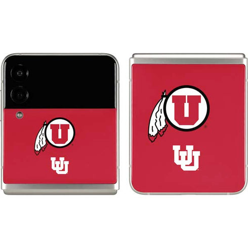 University of Utah Logo Galaxy Z Flip3 5G Skin