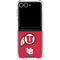 University of Utah Logo Galaxy Z Flip7 Clear Case