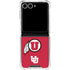 University of Utah Logo Galaxy Z Flip7 Clear Case