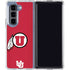 University of Utah Logo Galaxy Z Fold5 5G Clear Case