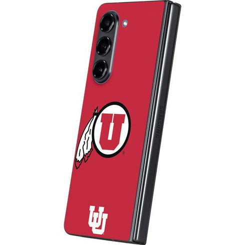 University of Utah Logo Galaxy Z Fold5 5G Skin