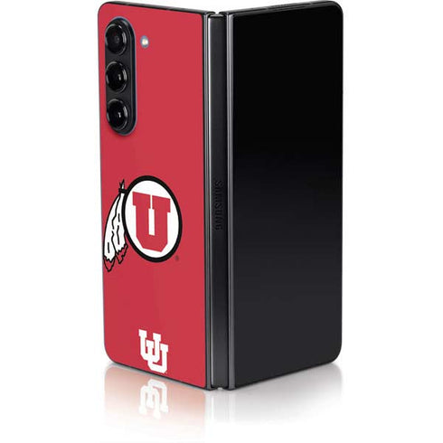 University of Utah Logo Galaxy Z Fold5 5G Skin