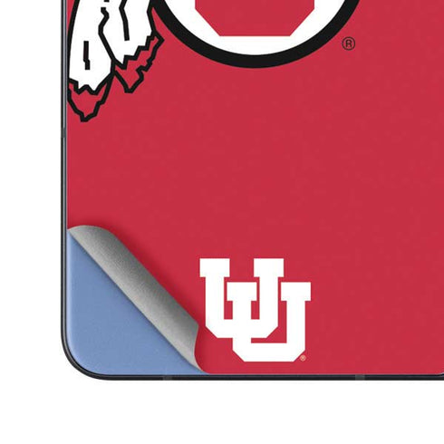 University of Utah Logo Galaxy Z Fold5 5G Skin