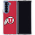 University of Utah Logo Galaxy Z Fold6 Clear Case