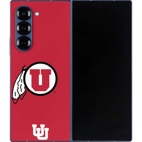 University of Utah Logo Galaxy Z Fold6 Skin