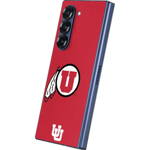 University of Utah Logo Galaxy Z Fold6 Skin