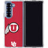 University of Utah Logo Galaxy Z Fold7 Clear Case