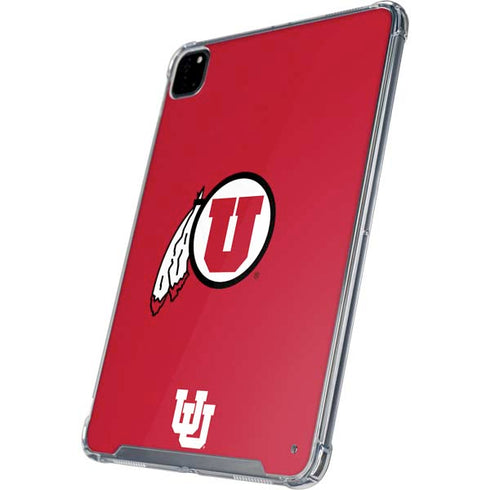 University of Utah Logo iPad Pro 12.9in (2020) Clear Case