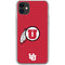 University of Utah Logo iPhone 11 Clear Case