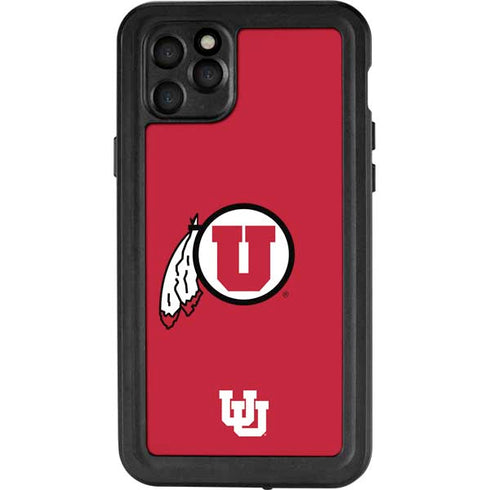 University of Utah Logo iPhone 11 Pro Max Waterproof Case