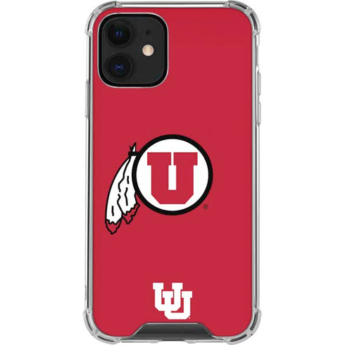 University of Utah Logo iPhone 12 Clear Case