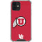 University of Utah Logo iPhone 12 Clear Case