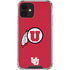 University of Utah Logo iPhone 12 Clear Case