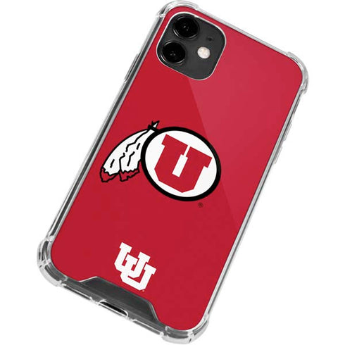 University of Utah Logo iPhone 12 Clear Case