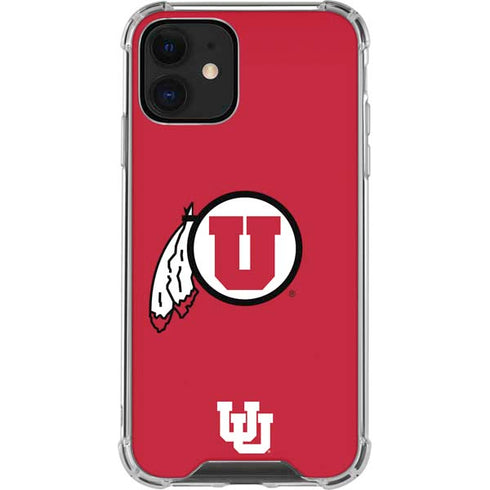 University of Utah Logo iPhone 12 Mini Clear Case
