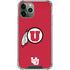 University of Utah Logo iPhone 12 Pro Clear Case