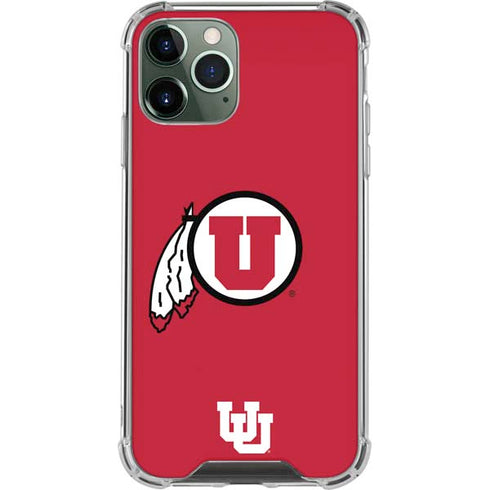 University of Utah Logo iPhone 12 Pro Max Clear Case