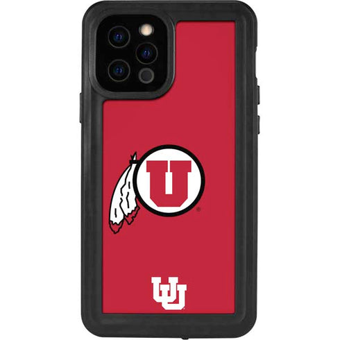 University of Utah Logo iPhone 12 Pro Waterproof Case