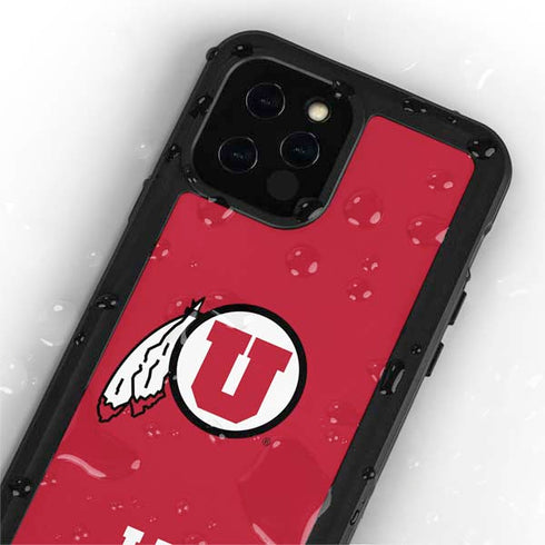 University of Utah Logo iPhone 12 Pro Waterproof Case