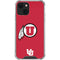 University of Utah Logo iPhone 13 Mini Clear Case