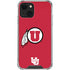 University of Utah Logo iPhone 13 Mini Clear Case