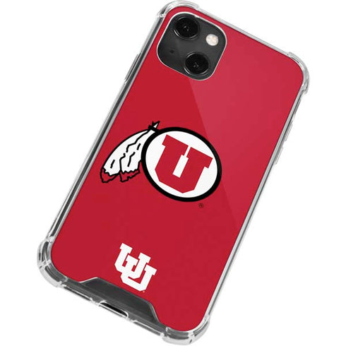 University of Utah Logo iPhone 13 Mini Clear Case