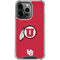 University of Utah Logo iPhone 13 Pro Clear Case