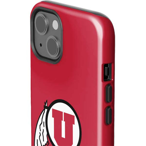 University of Utah Logo iPhone 14 Plus Impact Case