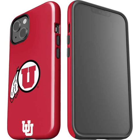 University of Utah Logo iPhone 14 Plus Impact Case