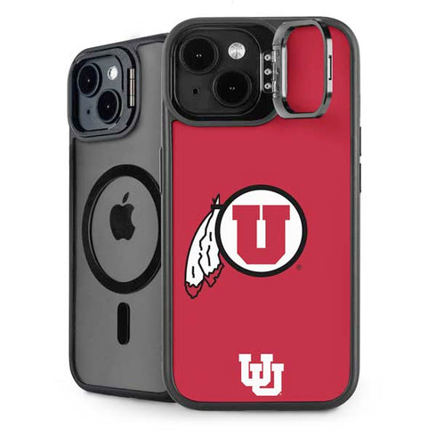 University of Utah Logo iPhone 14 Plus Kickstand Case