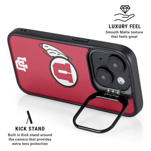 University of Utah Logo iPhone 14 Plus Kickstand Case