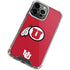 University of Utah Logo iPhone 14 Pro Max Clear Case
