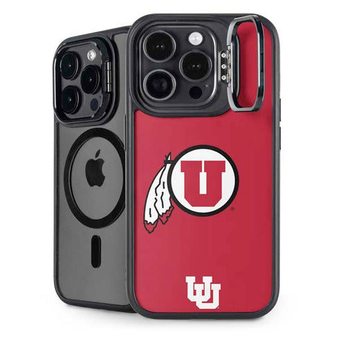 University of Utah Logo iPhone 14 Pro Max Kickstand Case