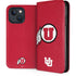 University of Utah Logo iPhone 15 Plus Folio Case