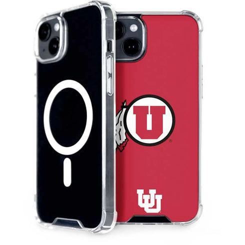 University of Utah Logo iPhone 15 Plus MagSafe Case