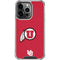 University of Utah Logo iPhone 15 Pro Clear Case