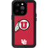 University of Utah Logo iPhone 15 Pro Waterproof Case