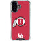 University of Utah Logo iPhone 16 Clear Case