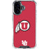 University of Utah Logo iPhone 16 Plus Clear Case
