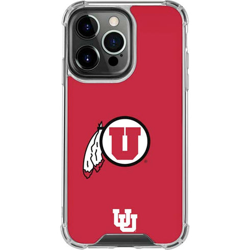 University of Utah Logo iPhone 16 Pro Clear Case
