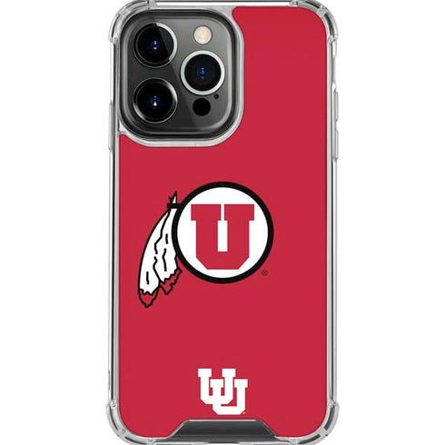 University of Utah Logo iPhone 16 Pro Max Clear Case
